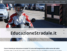 Tablet Screenshot of educazionestradale.it